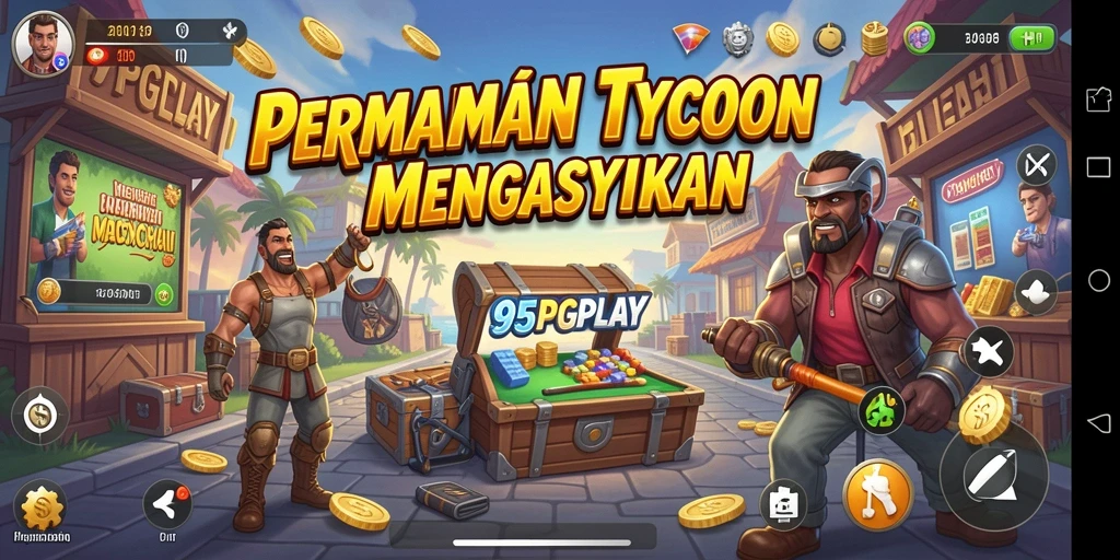 Tampilan gameplay 95PGPLAY yang penuh warna dan menarik.