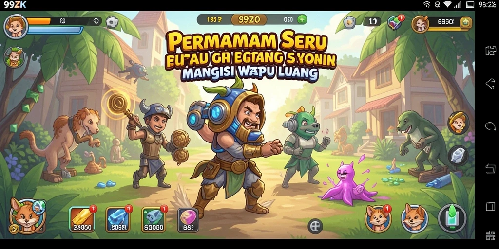 Tampilan gameplay 99ZK yang seru dan interaktif.