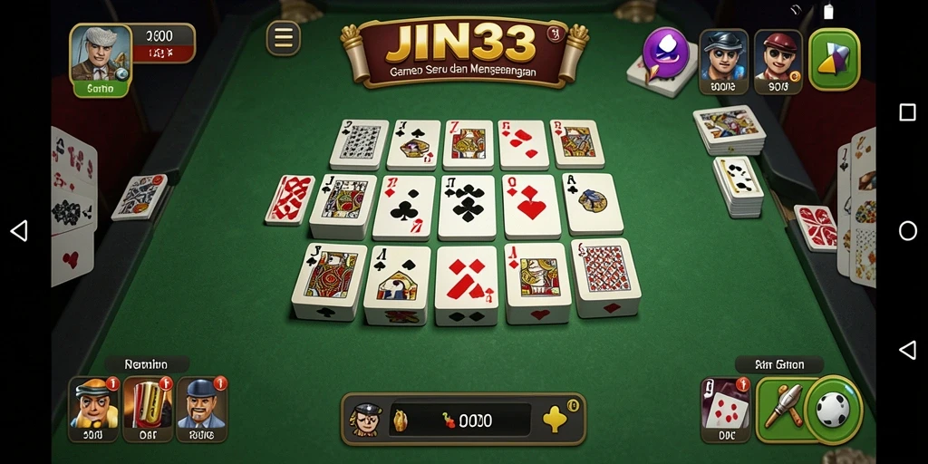 Tampilan gameplay JIN33 yang seru dan interaktif.