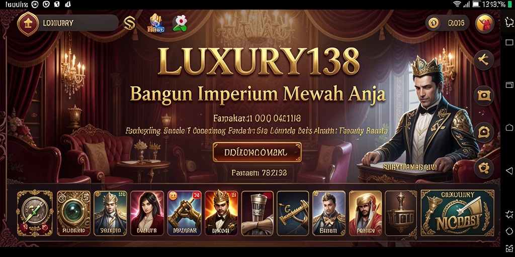 Tampilan gameplay LUXURY138 dengan grafik menawan dan fitur manajemen yang menarik.