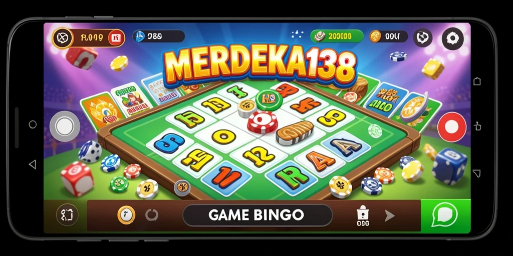 Screenshot gameplay MERDEKA138 yang menunjukkan keseruan bermain Bingo.