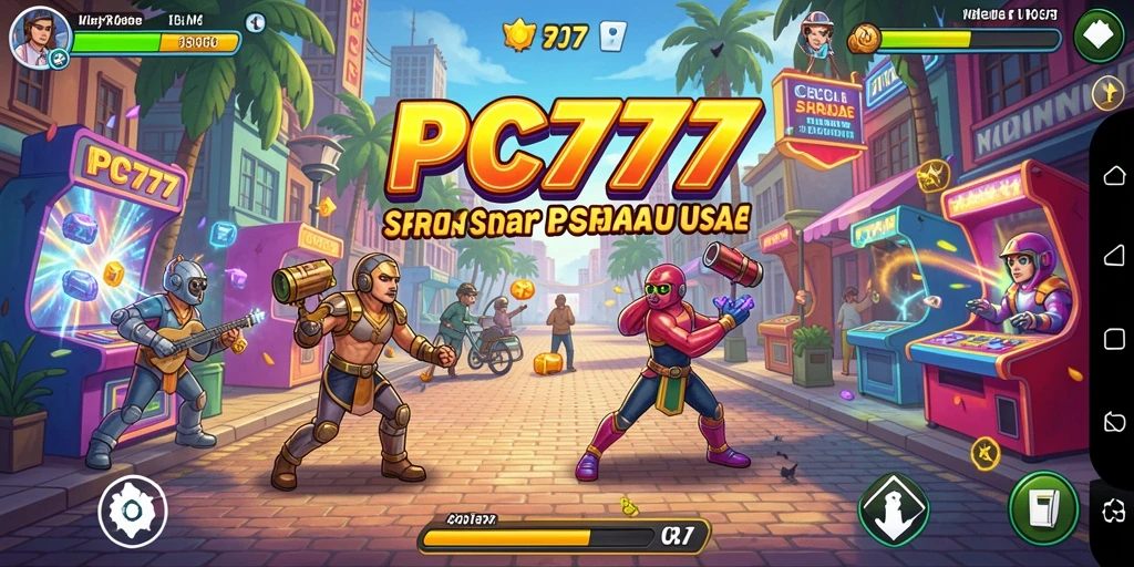 Tangkap momen seru dalam gameplay Arcade PC777.